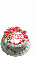 gify urodzinowe tort